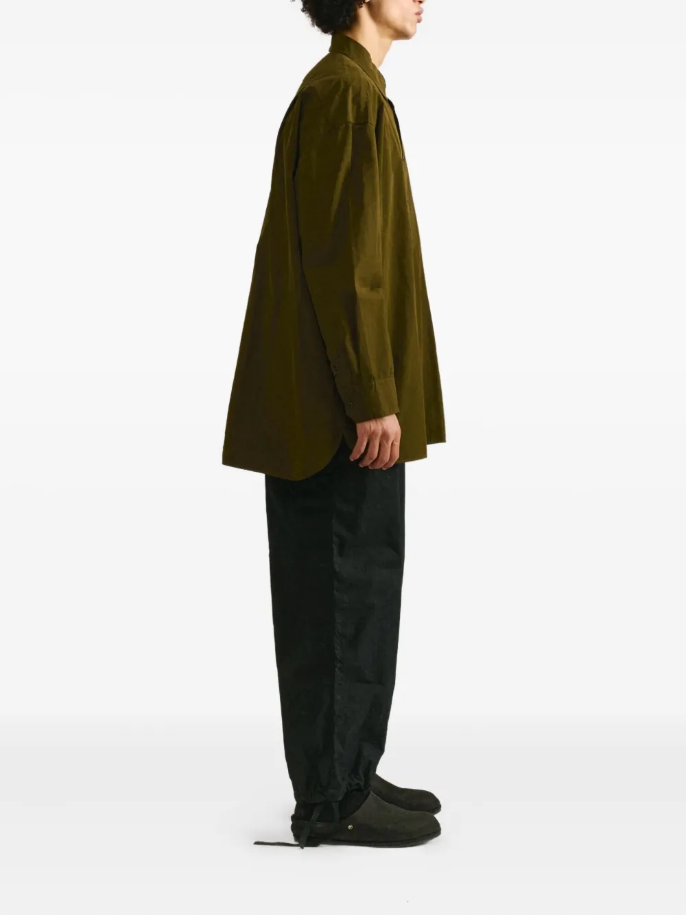 Casey Casey Hamnet Buttoned Shirt In Green
