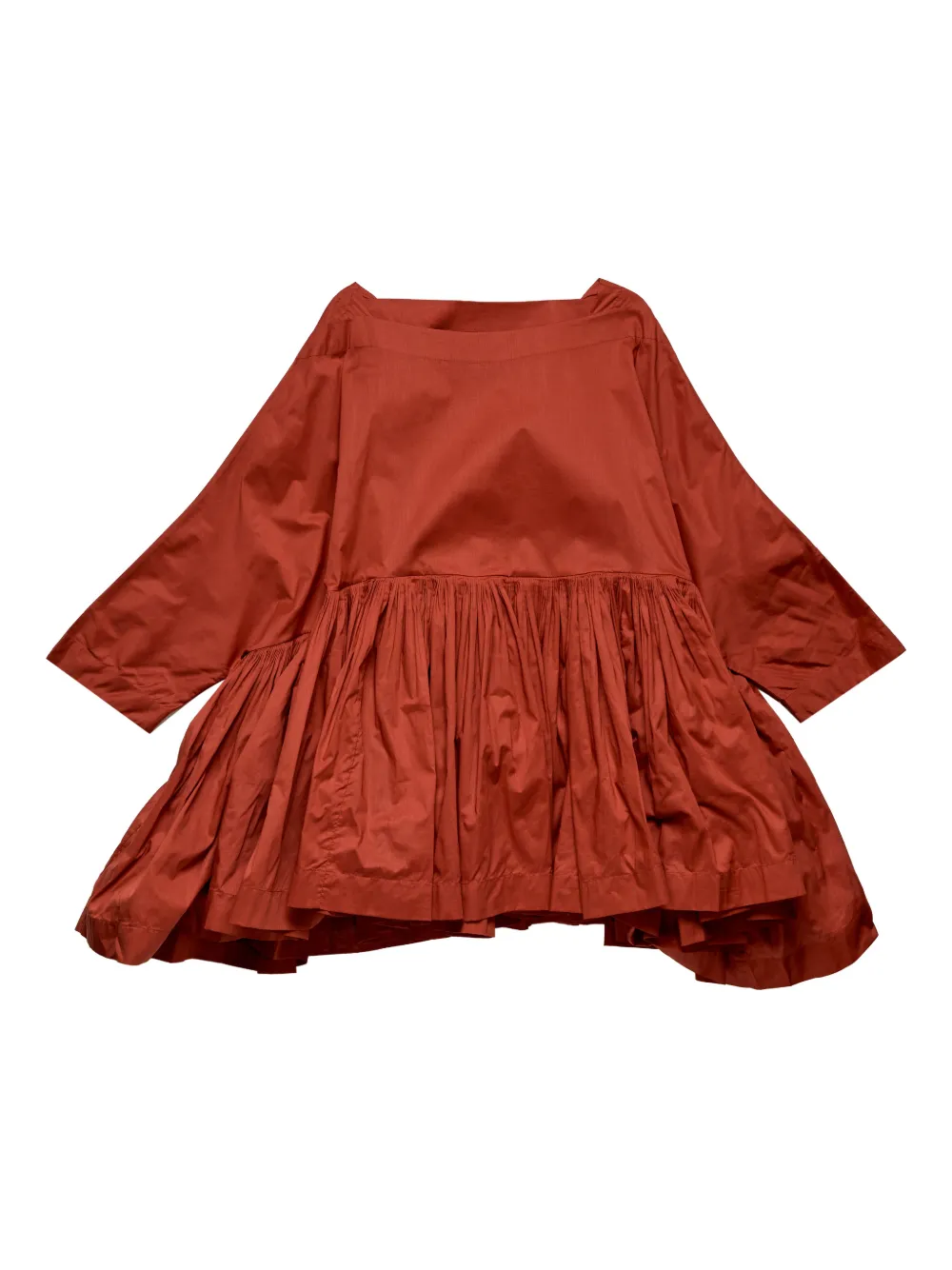 Egg Flora square-neck top | Red | Image 1