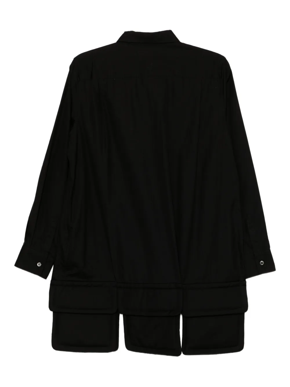 Comme Des Garçons Comme Des Garçons Blouse met meerdere zakken - Zwart