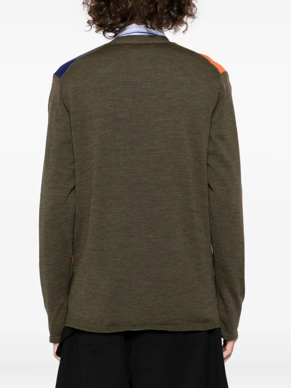 Comme des Garçons Homme Deux Vest met geometrische print Bruin