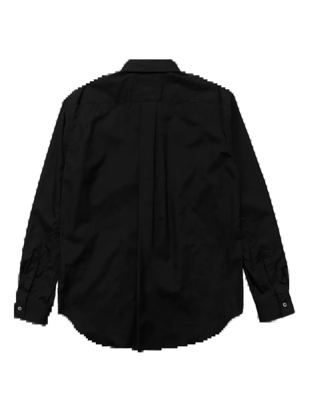 Black Comme Des Garçons Studded Button-up Shirt In Black