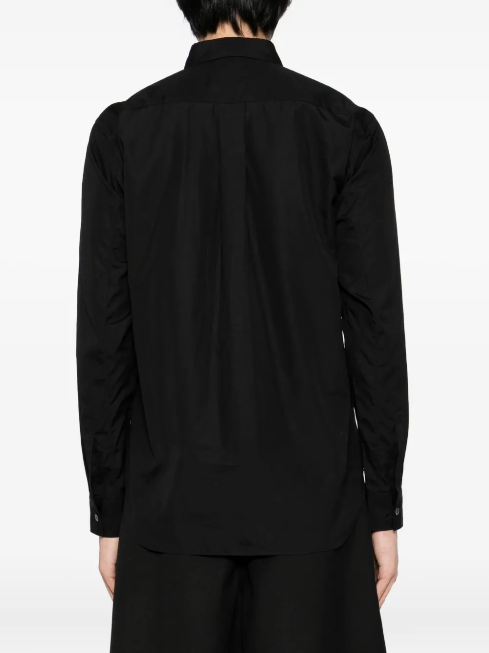 Black Comme Des Garçons Button-up shirt met studs Zwart