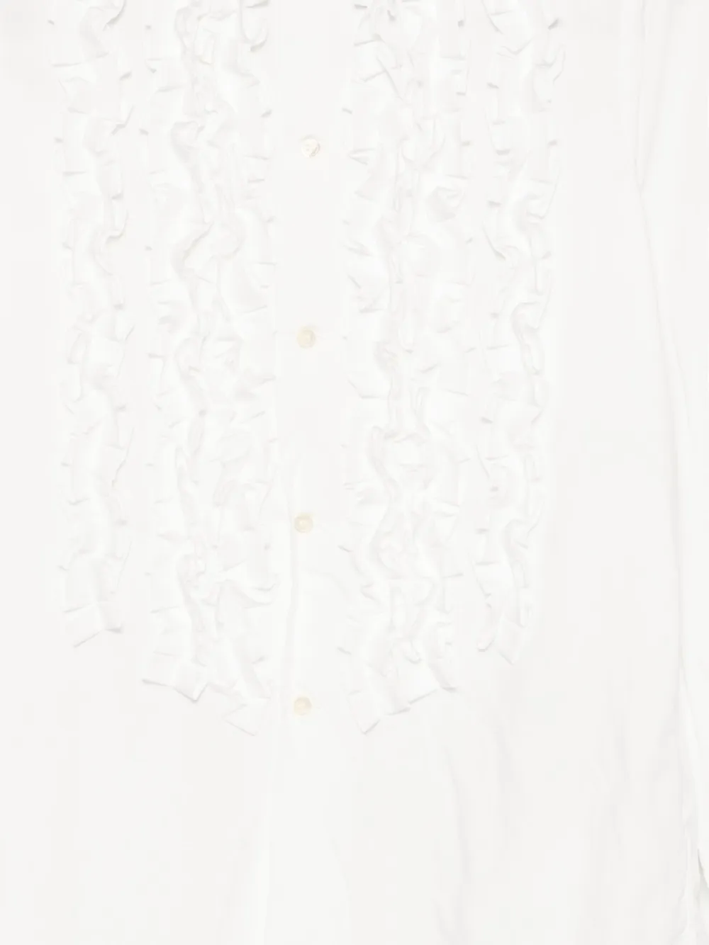 Comme Des Garçons Comme Des Garçons Shirt met ruches Wit