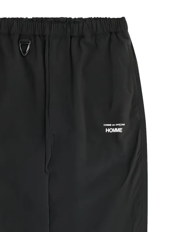 Comme Des Garçons Homme Elasticated Track Pants | Black