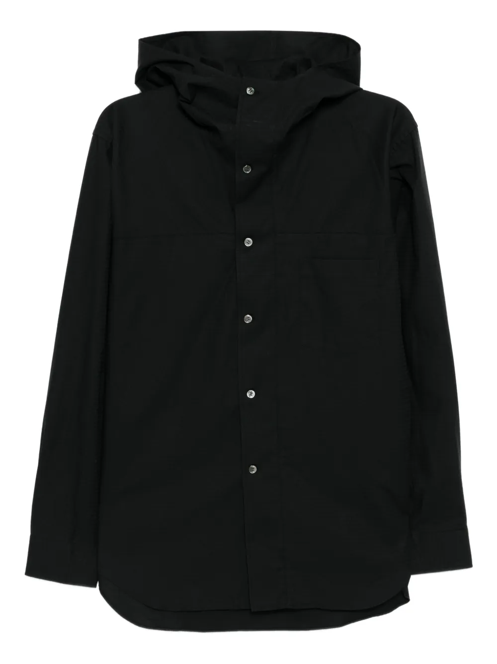 Comme des Garçons Homme Deux chemise à capuche | noir | Image 1