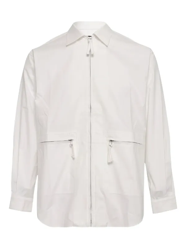 Comme Des Garçons Homme ジップポケット シャツ | ホワイト | FARFETCH JP