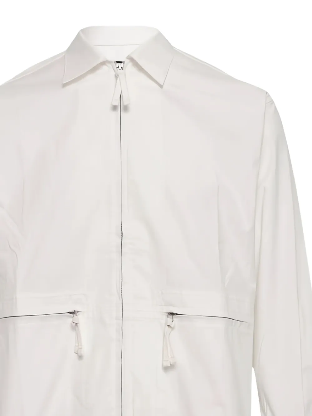 Comme des Garçons Homme Overhemd met ritszak - Wit