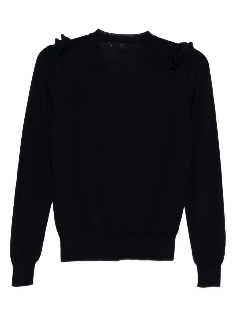 Comme Des Garçons Comme Des Garçons Vest met ruches Blauw