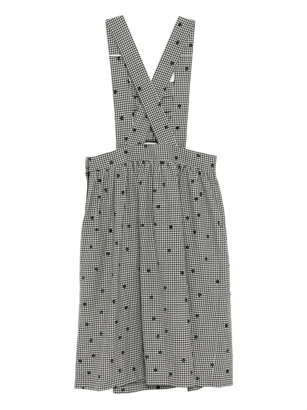 Comme Des Garçons Girl checked dress - Zwart