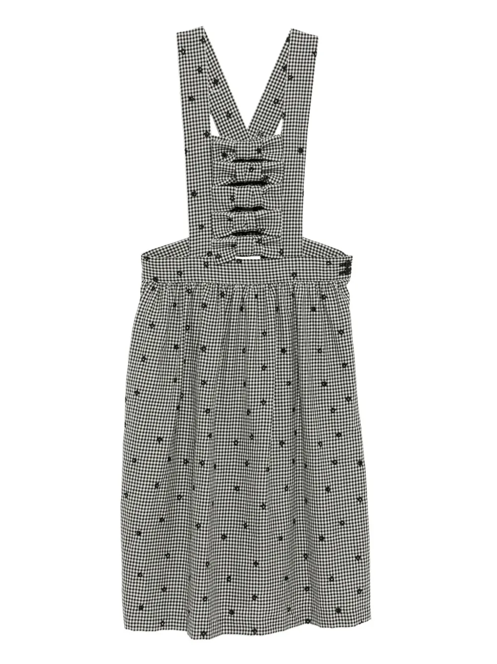 Comme Des Garçons Girl チェック ドレス - ブラック Comme Des Garçons Girl チェック ドレス - ブラック