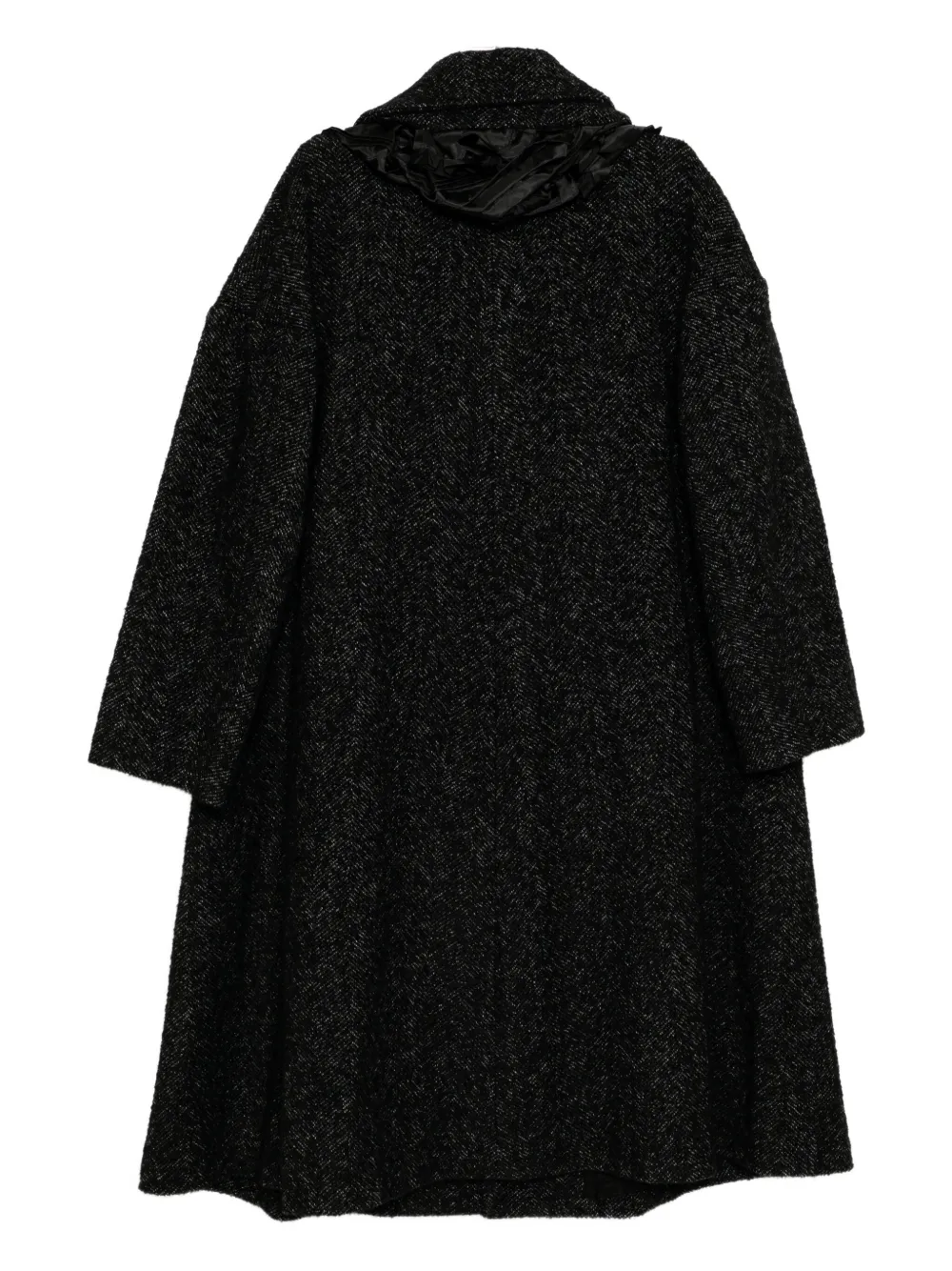 Comme Des Garçons Single-breasted Coat In Black