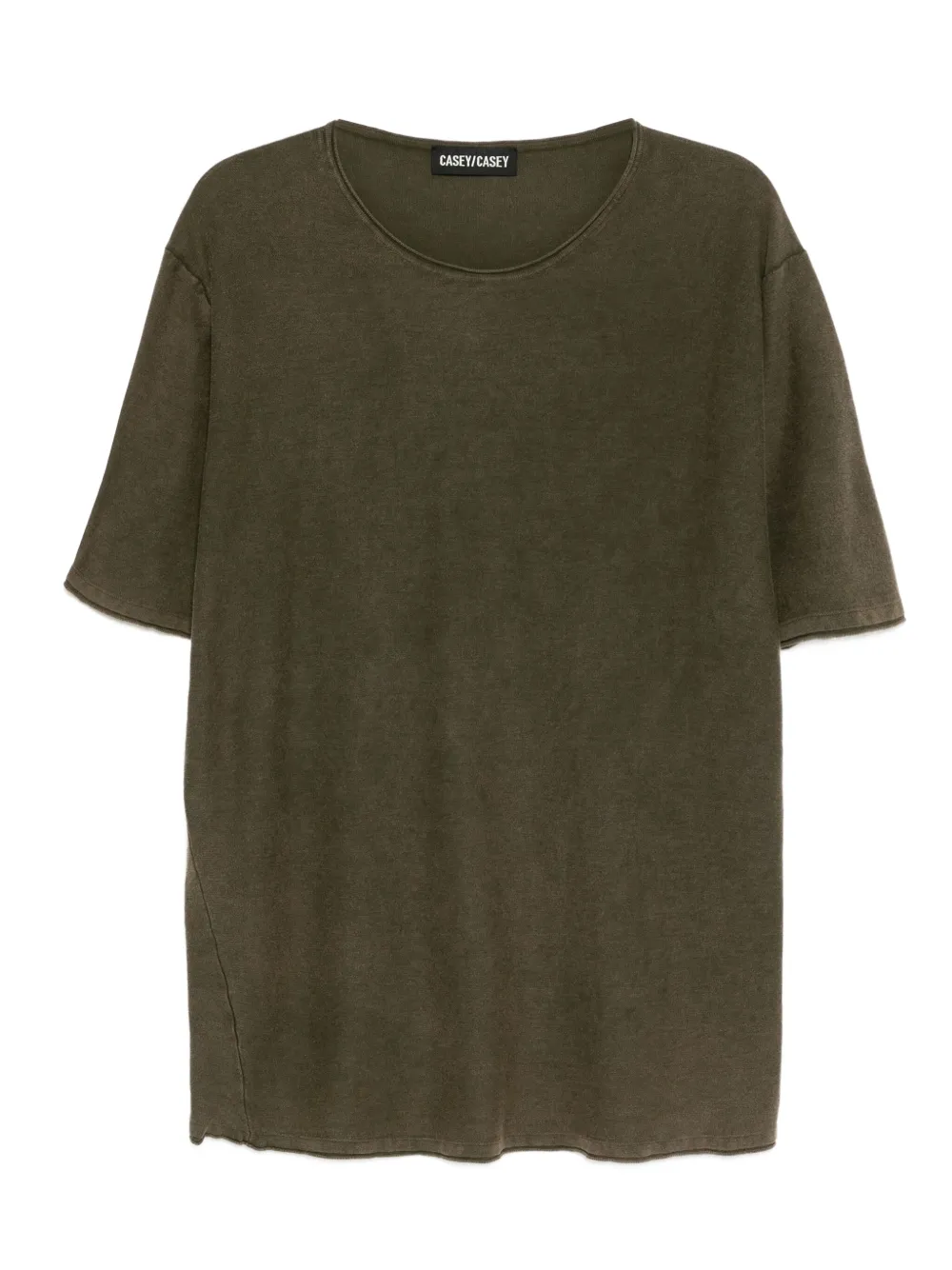 Casey Casey overdyed T-shirt | Green | Image 1