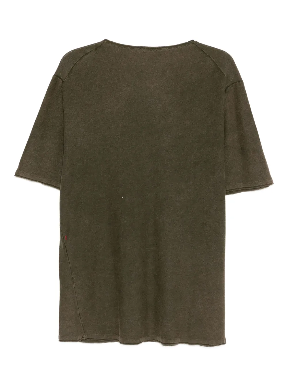 Casey Casey Geverfd T-shirt - Groen