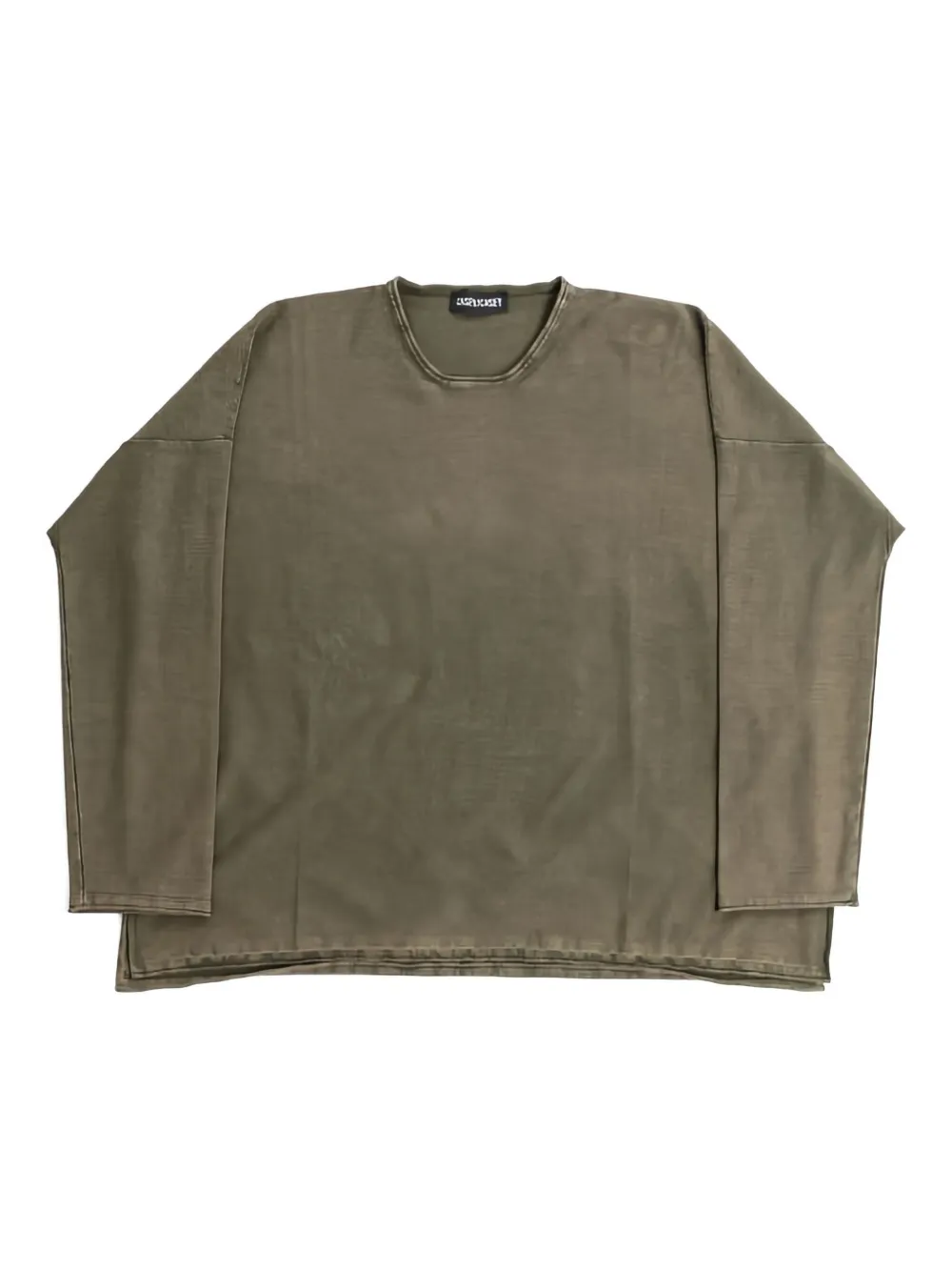 Casey Casey Raw-cut T-shirt In Green