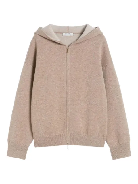 'S Max Mara hooded logo-motif cardigan