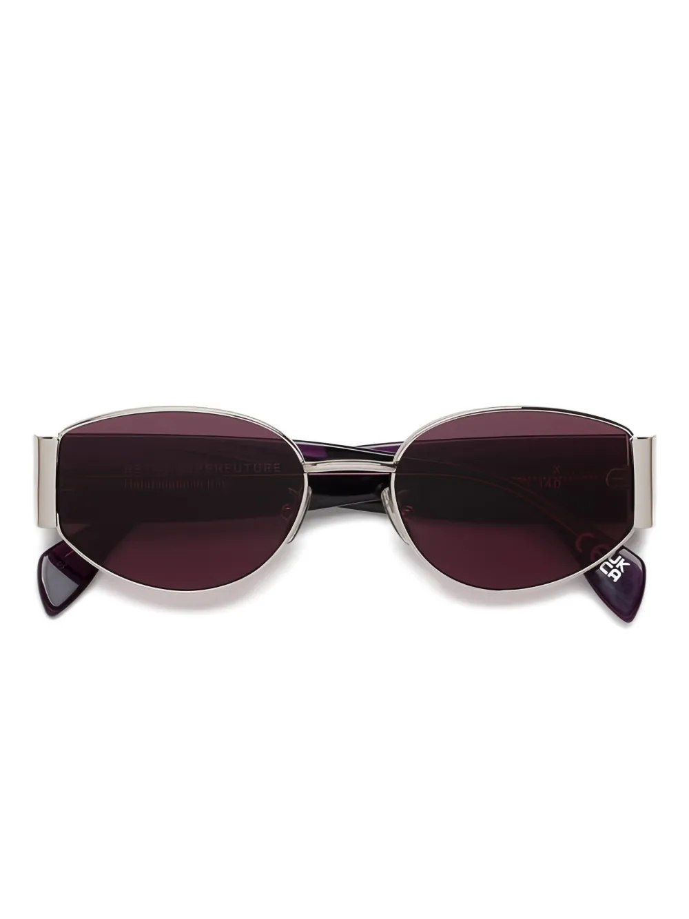 Retrosuperfuture X Melanzana round-frame sunglasses | plateado | Image 1
