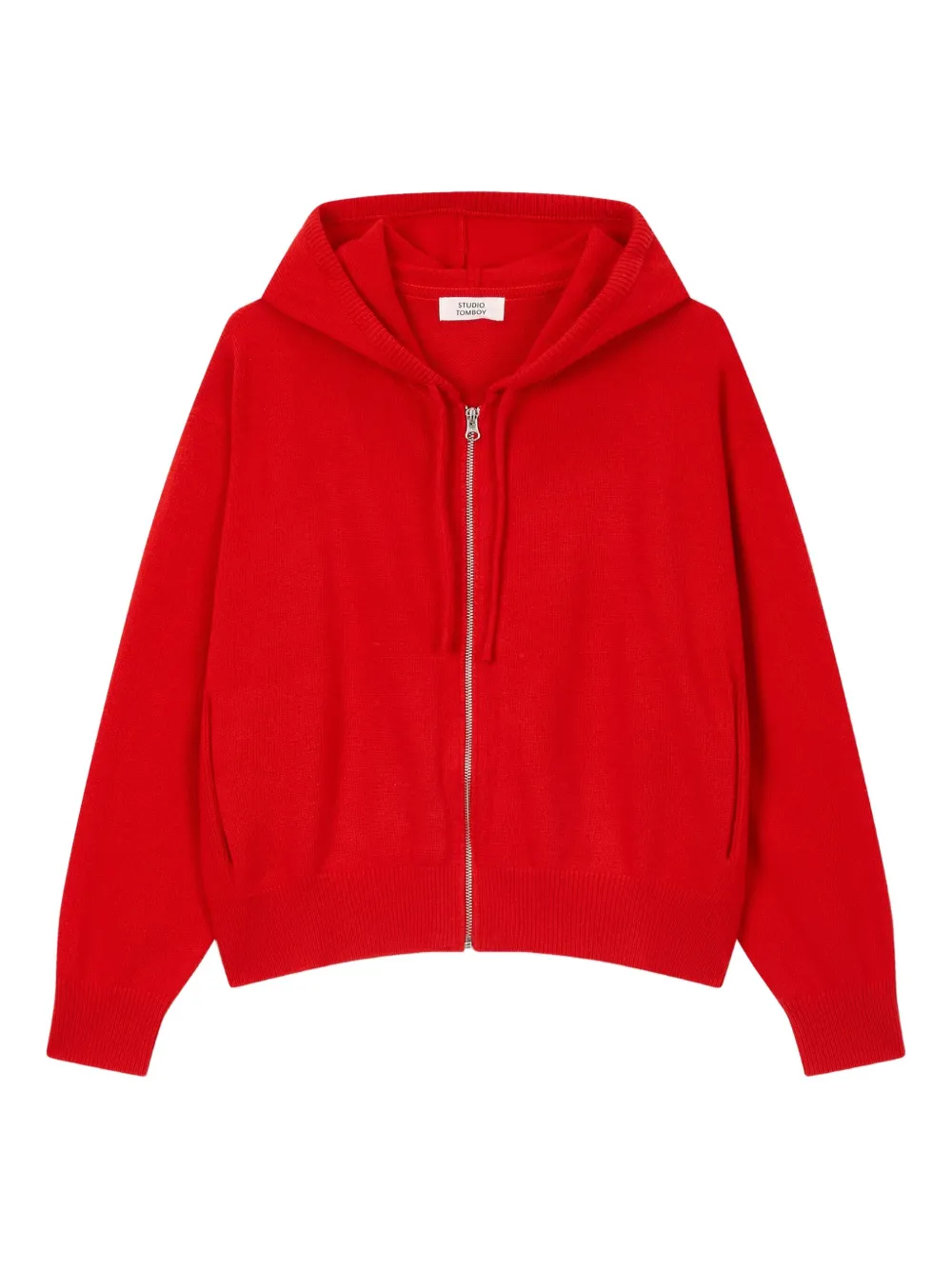 Studio Tomboy Zip-up Hoodie In Red