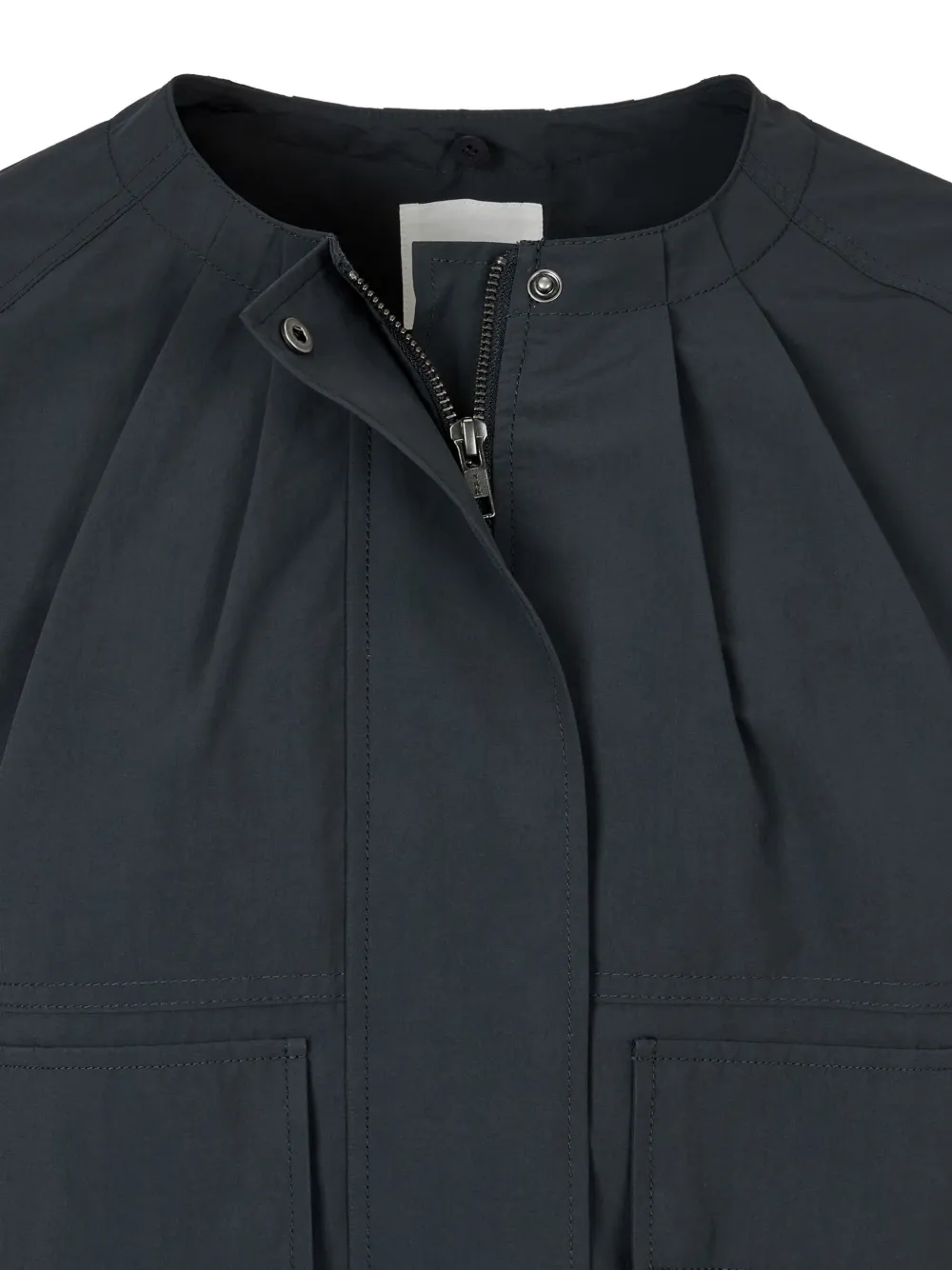 Studio Tomboy Detachable-hood Drawstring-hem Jacket In Black