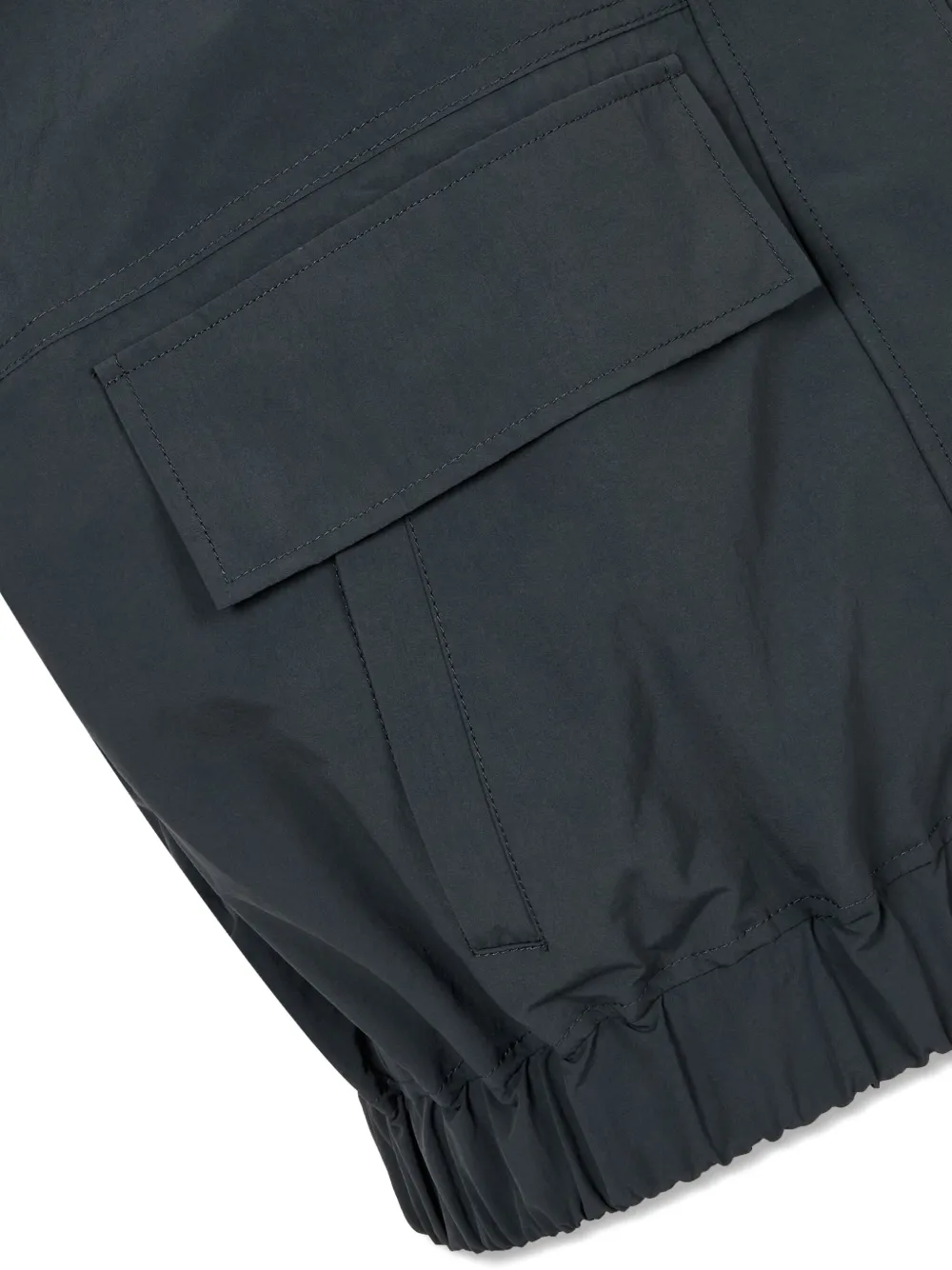 Studio Tomboy Detachable-hood Drawstring-hem Jacket In Black