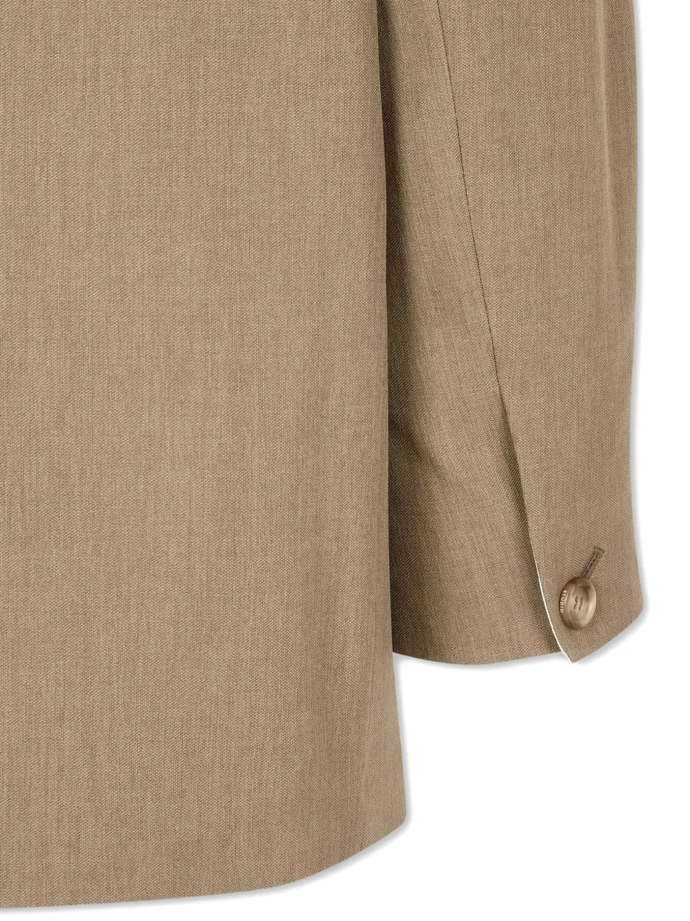 Studio Tomboy Single-breasted Pocket Blazer In Brown