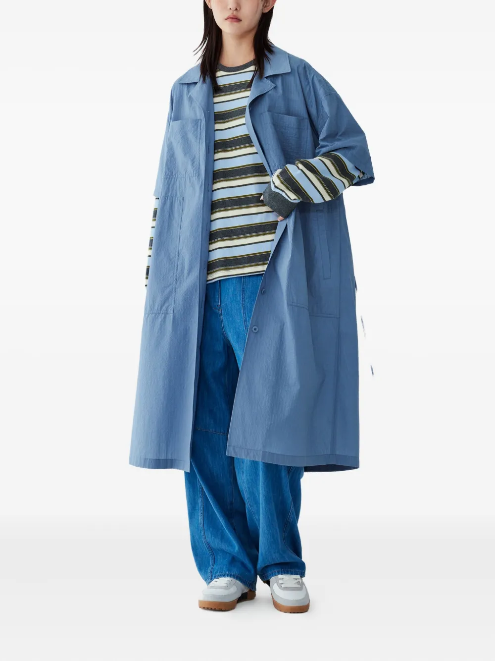 STUDIO TOMBOY Jurk met korte mouwen - Blauw