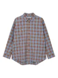 STUDIO TOMBOY check-pattern shirt - Blue