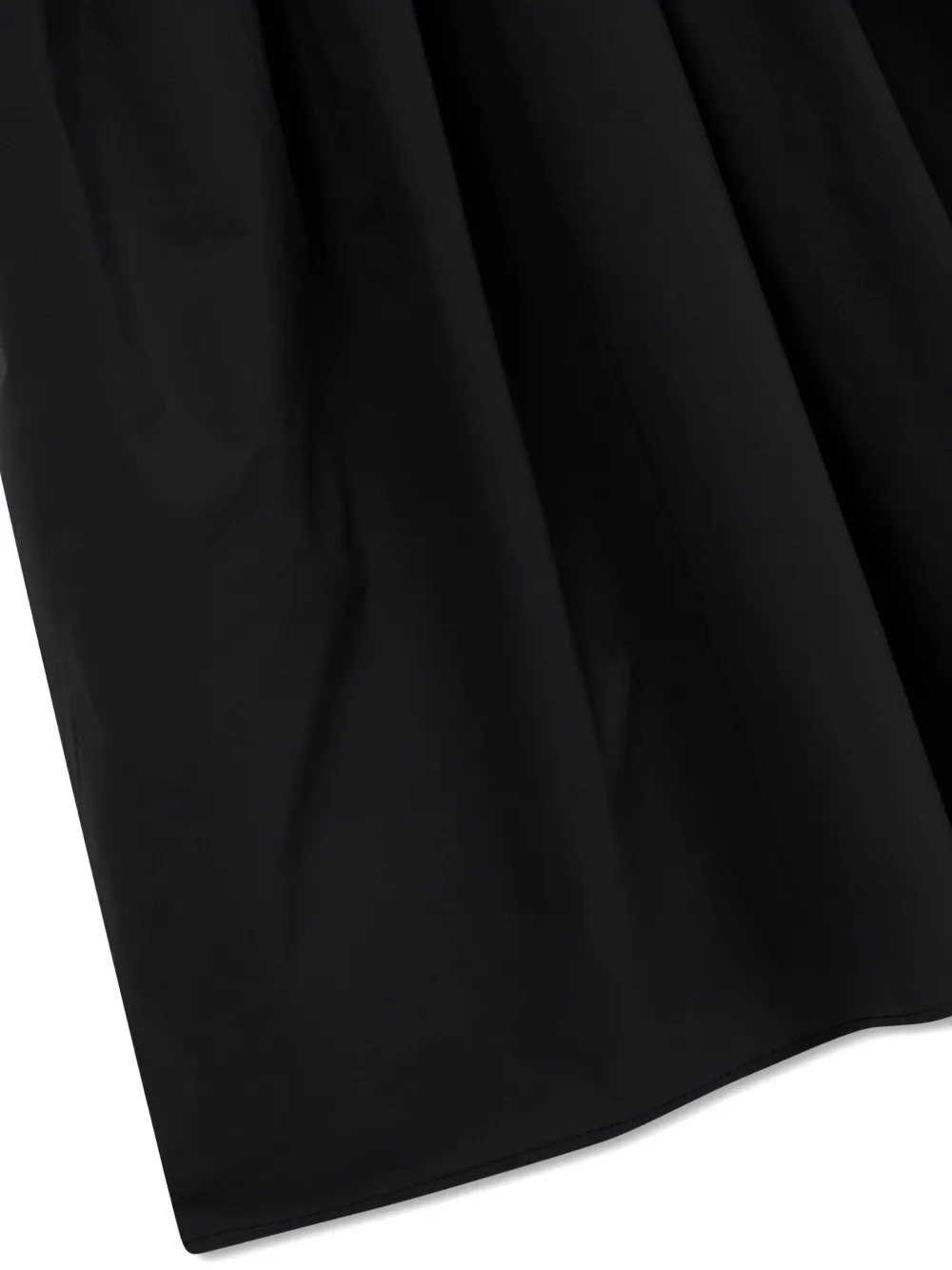 Studio Tomboy Elastic Waist Short-sleeve Dress In Black