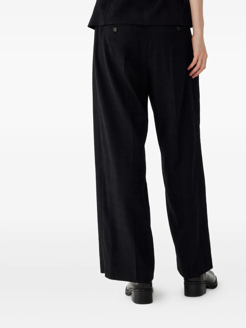 Studio Tomboy Tailored Trousers In Black