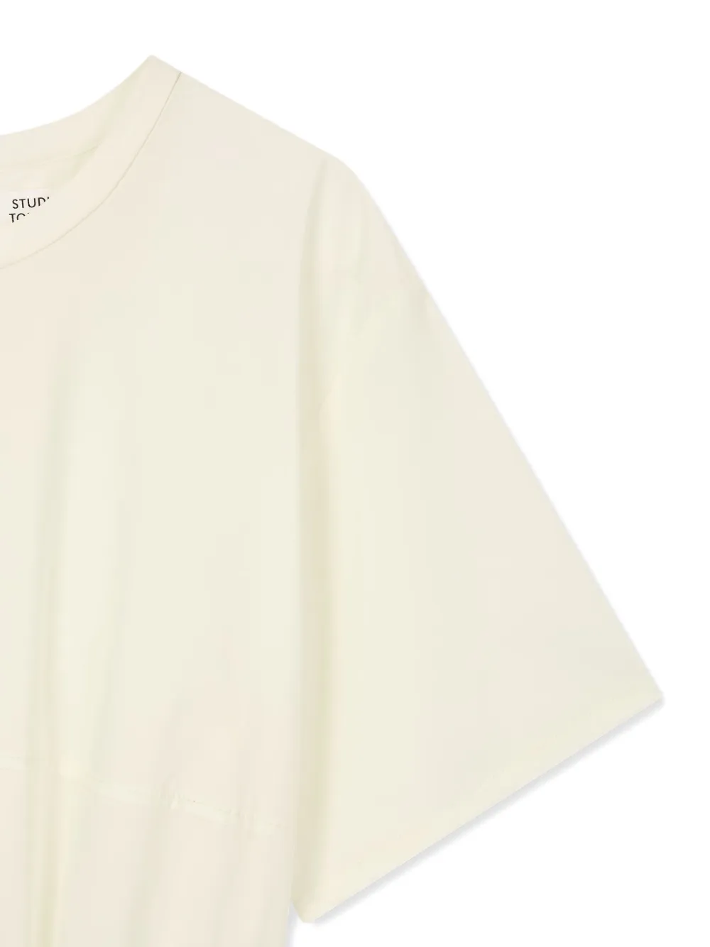 Studio Tomboy Patch-pocket Belted Dress In Neutral