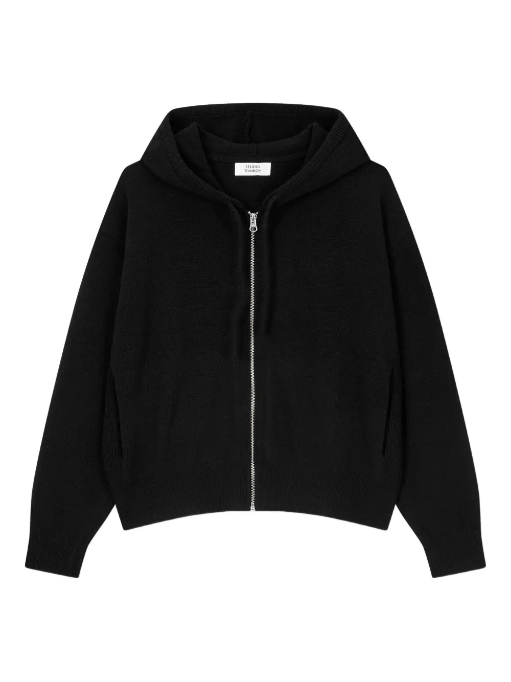 STUDIO TOMBOY zip-up hoodie | Black | Image 1