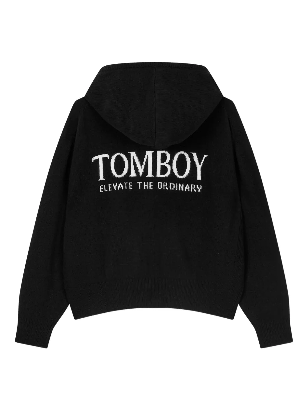 STUDIO TOMBOY Hoodie met rits - Zwart