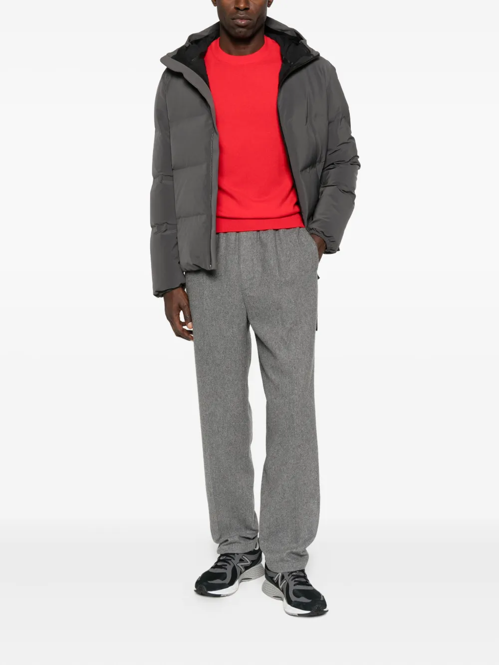 Herno hooded quilted coat - Grijs