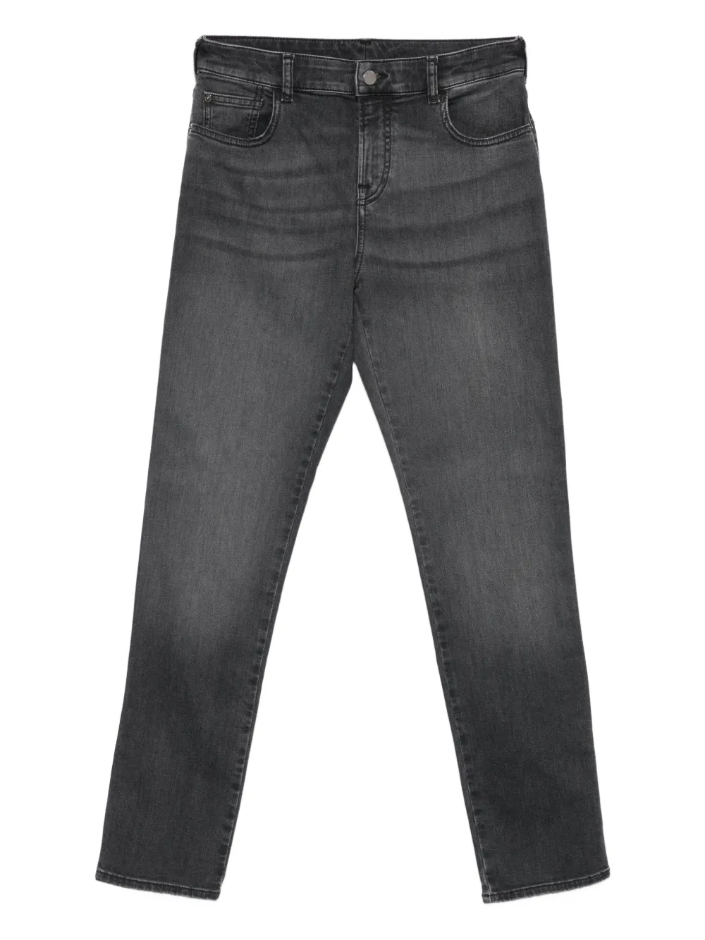 Emporio Armani logo-patch jeans | Grey | Image 1