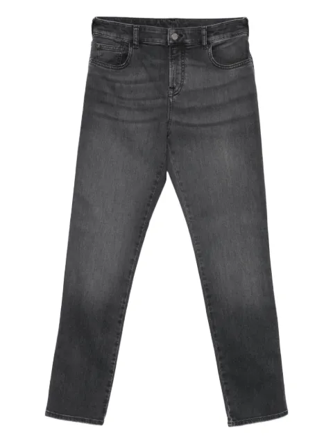 Emporio Armani logo-patch jeans