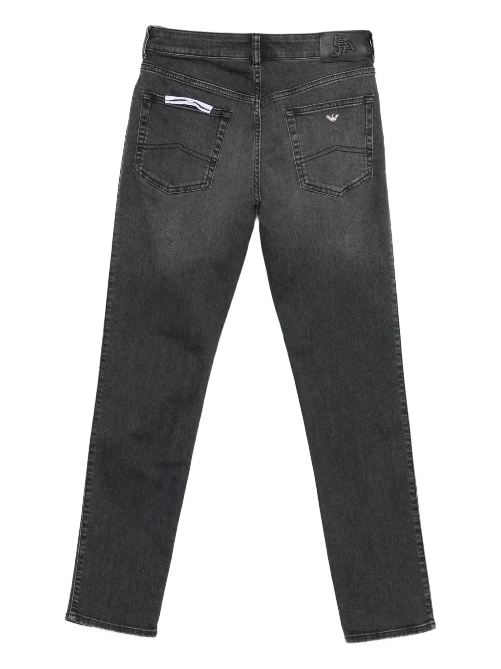 Emporio Armani Jeans met logoplakkaat - Grijs