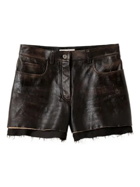 Miu Miu frayed shorts