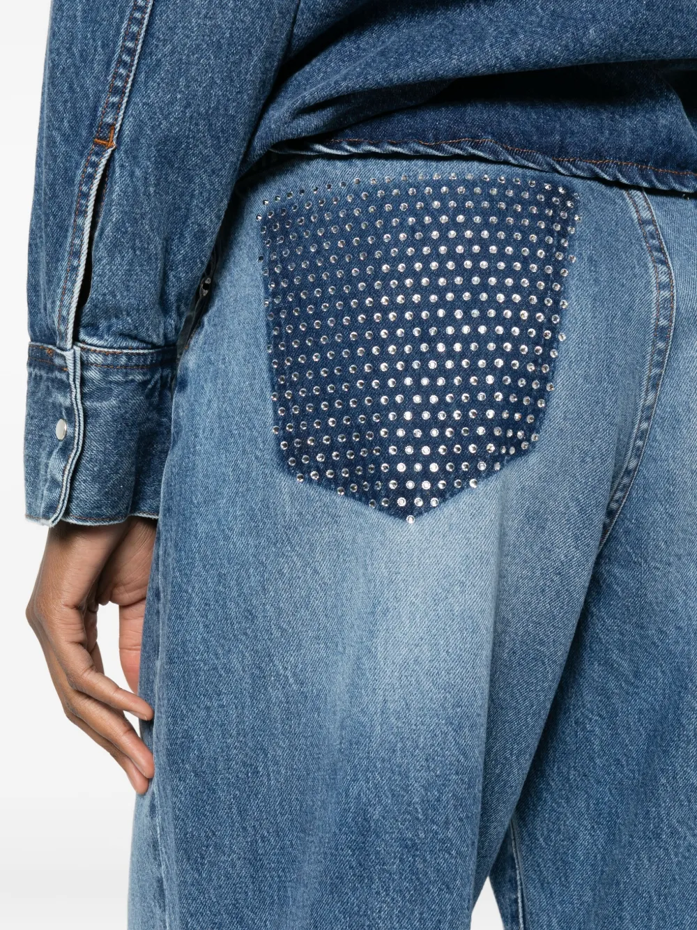 Lois Jeans High-waisted Jeans In Blue