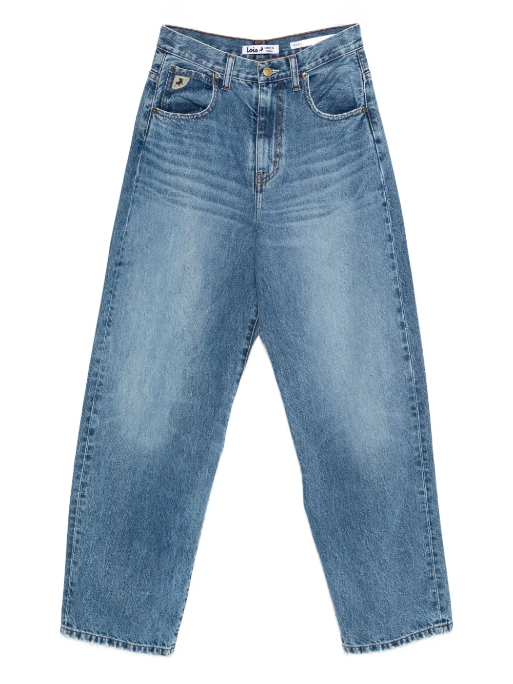 LOIS JEANS ハイウエスト ジーンズ - ブルー LOIS JEANS ハイウエスト ジーンズ - ブルー