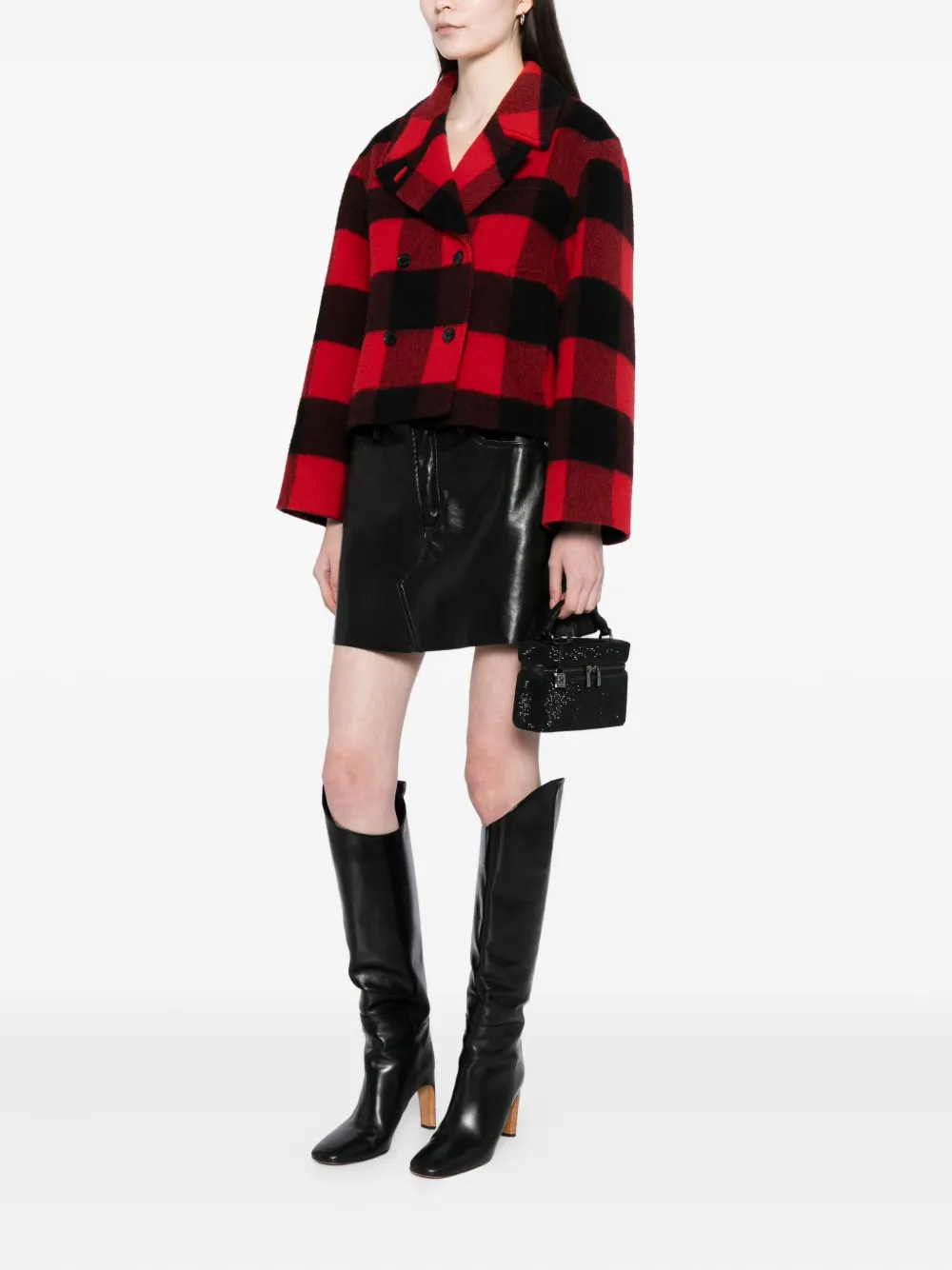 Michael Kors Extra-small Jana Mini Bag In Black