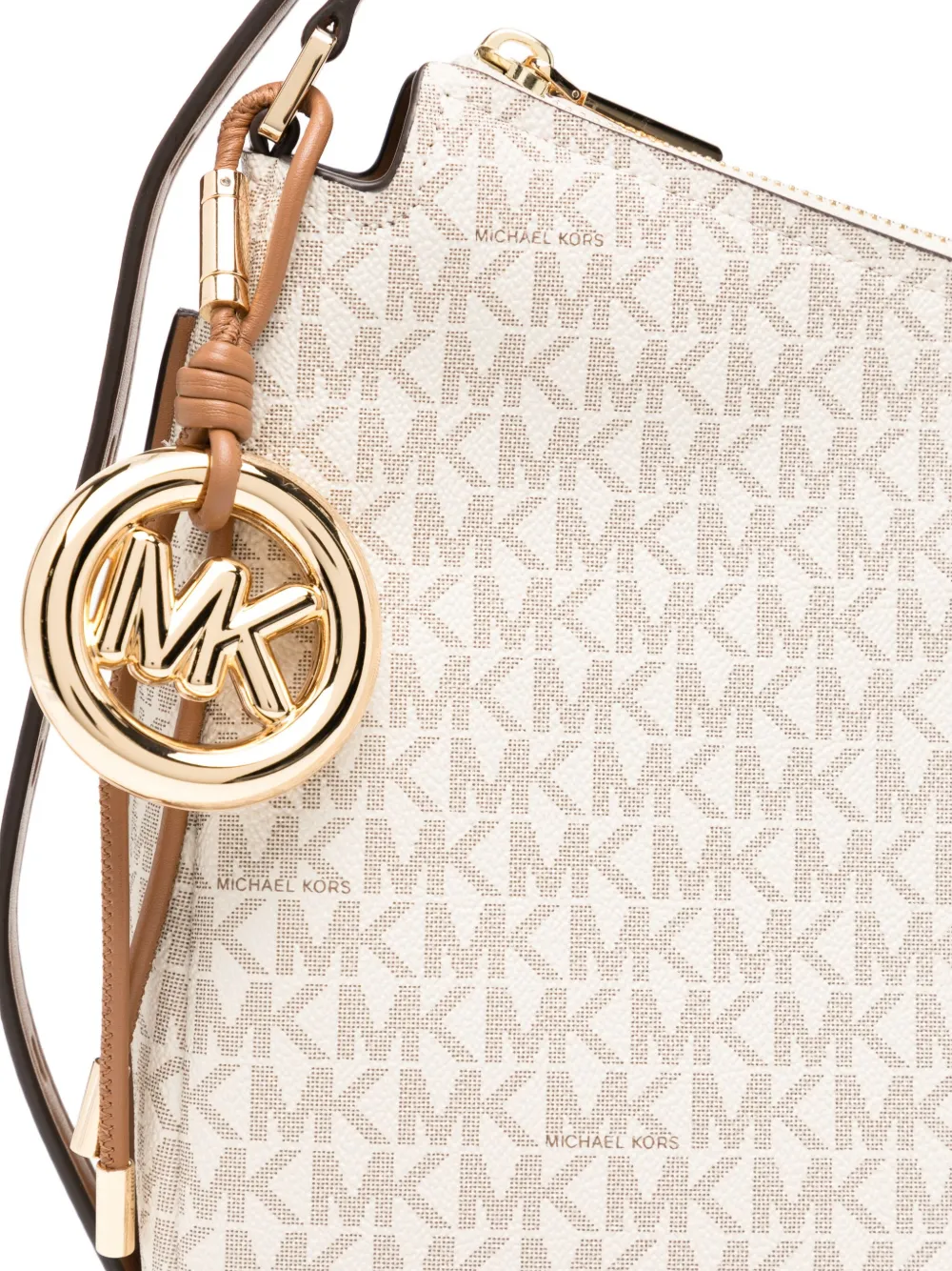Michael Kors Medium Nolita Shoulder Bag In Neutral