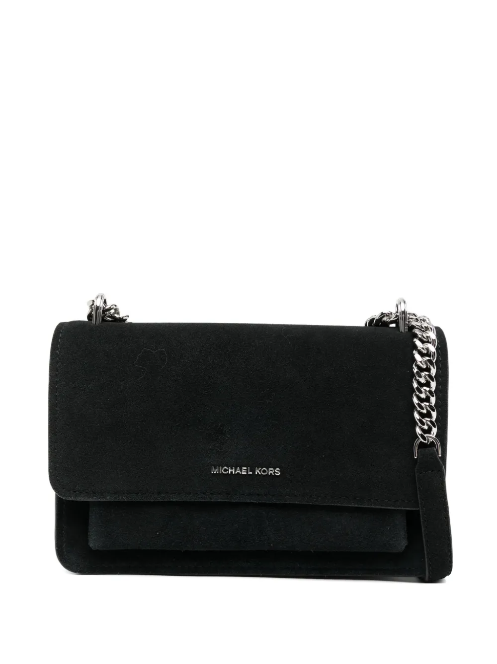 Michael Kors Large Claire Shoulder Bag In Black