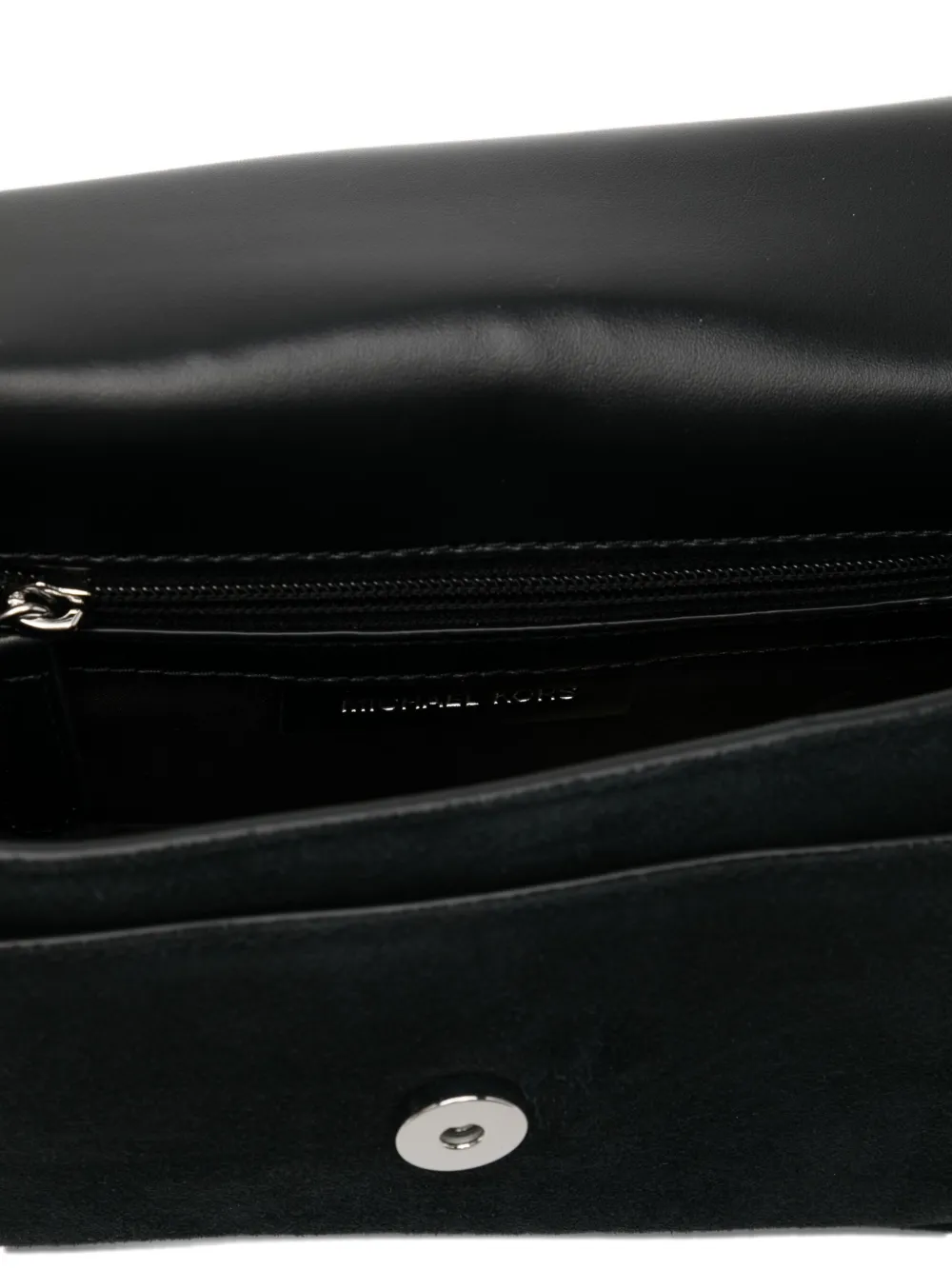 Michael Kors Large Claire Shoulder Bag In Black
