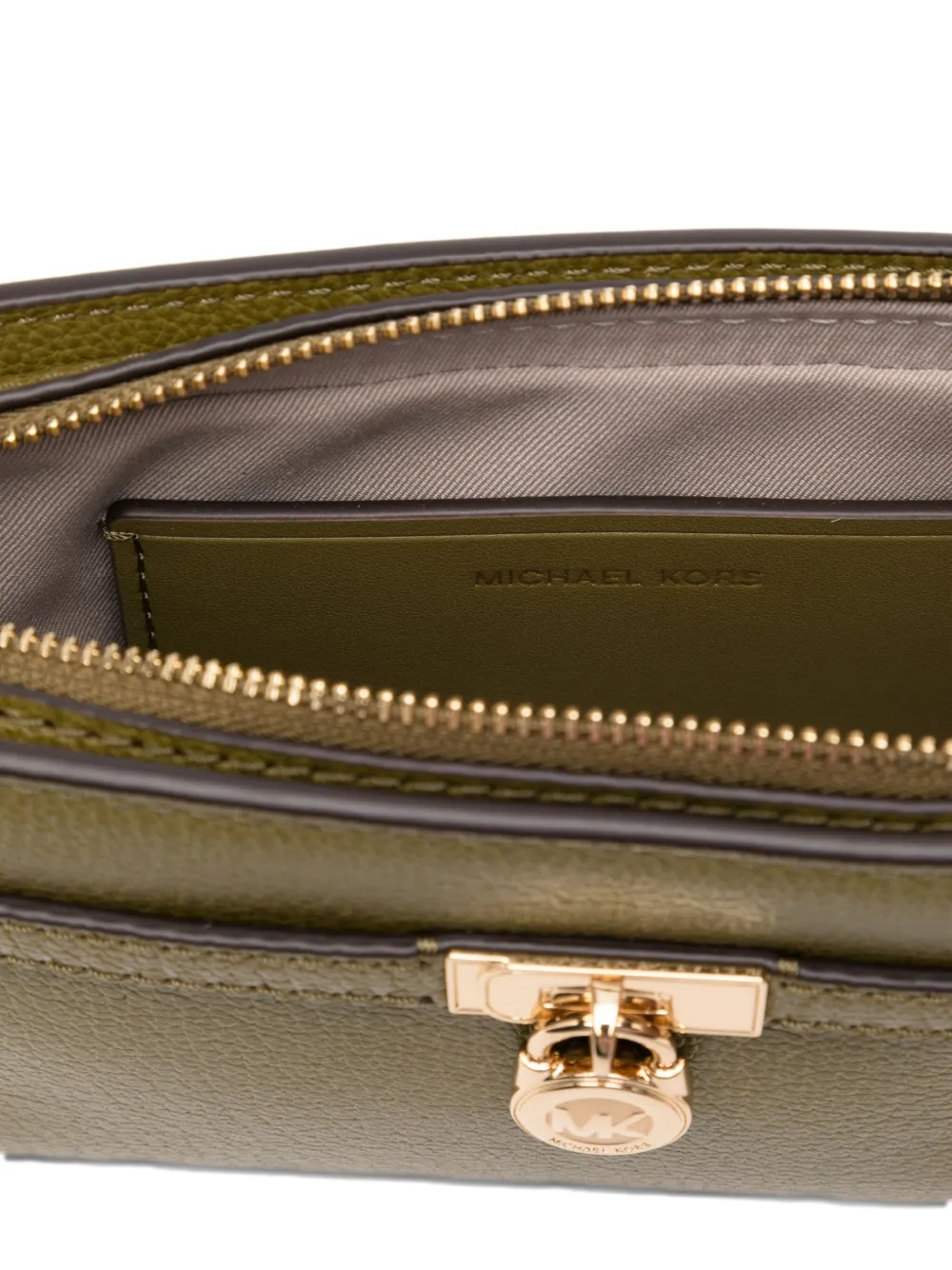 Michael Kors Hamilton Moderne Crossbody Bag In Green