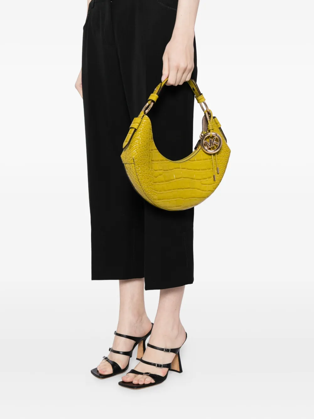 Michael Kors Koa medium schoudertas - Groen