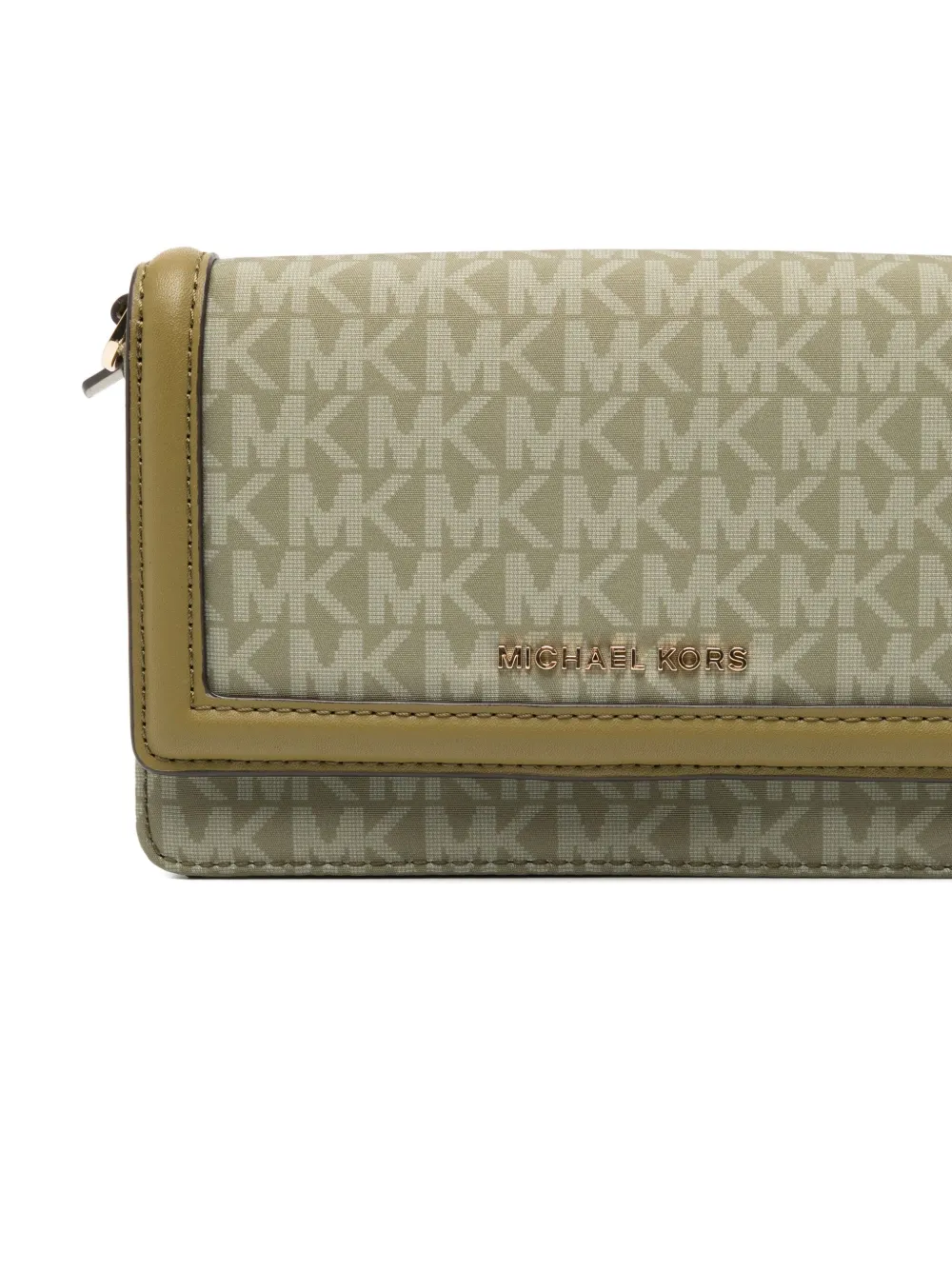 Michael Kors Small Jet Set Crossbody Bag In Green