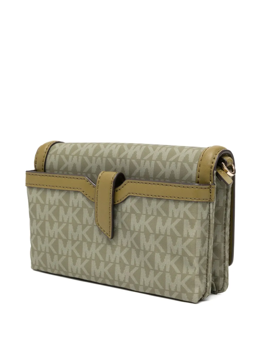 Michael Kors Small Jet Set Crossbody Bag In Green