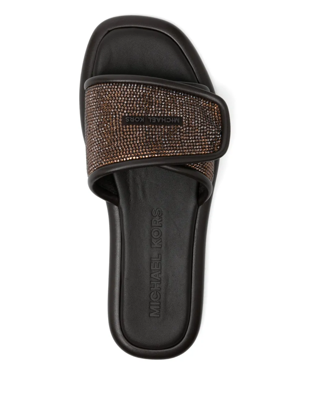 Michael Kors Suki verfraaide sandalen Bruin