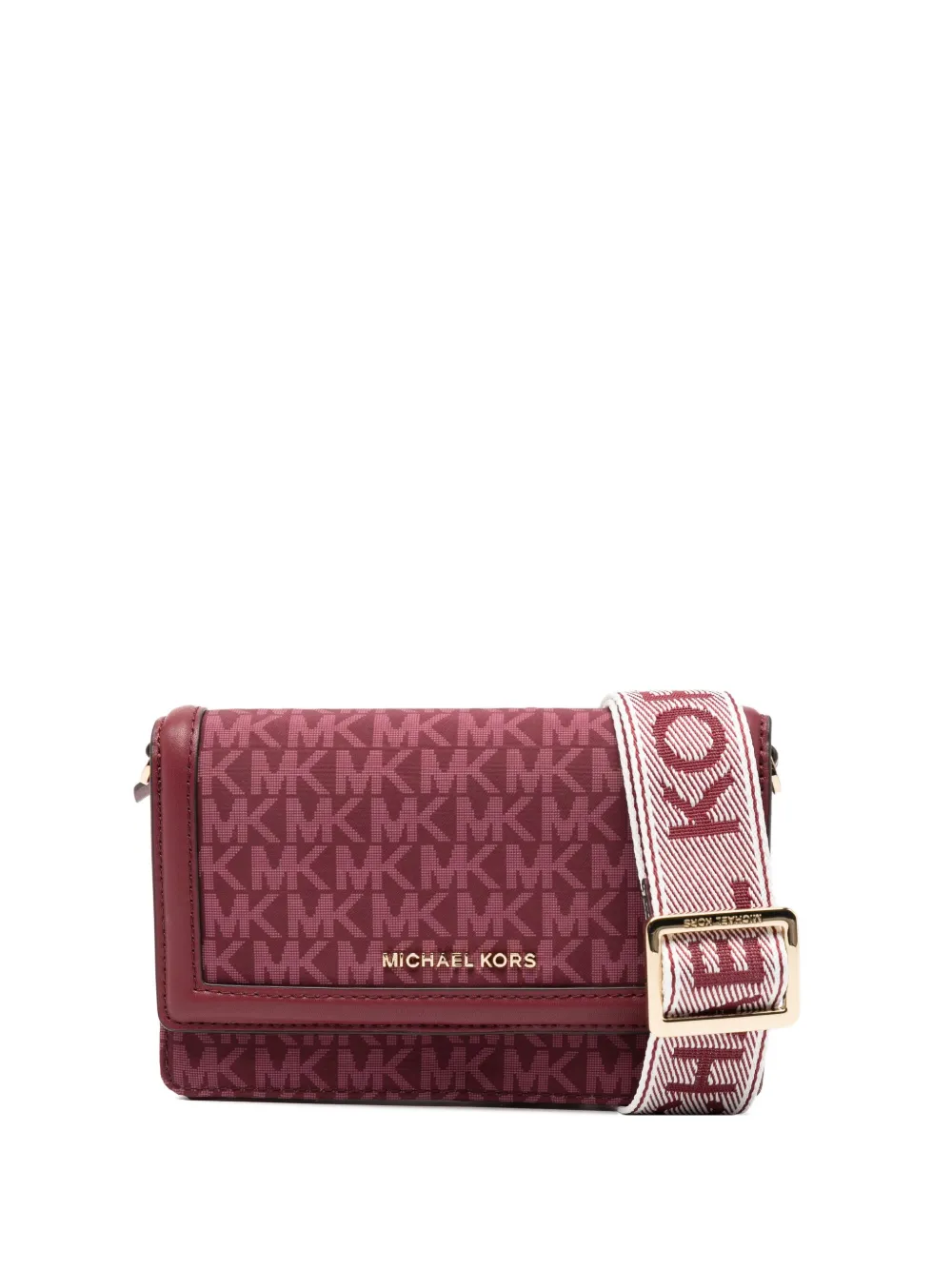 Michael Kors Small Jet Set Crossbody Bag In Red