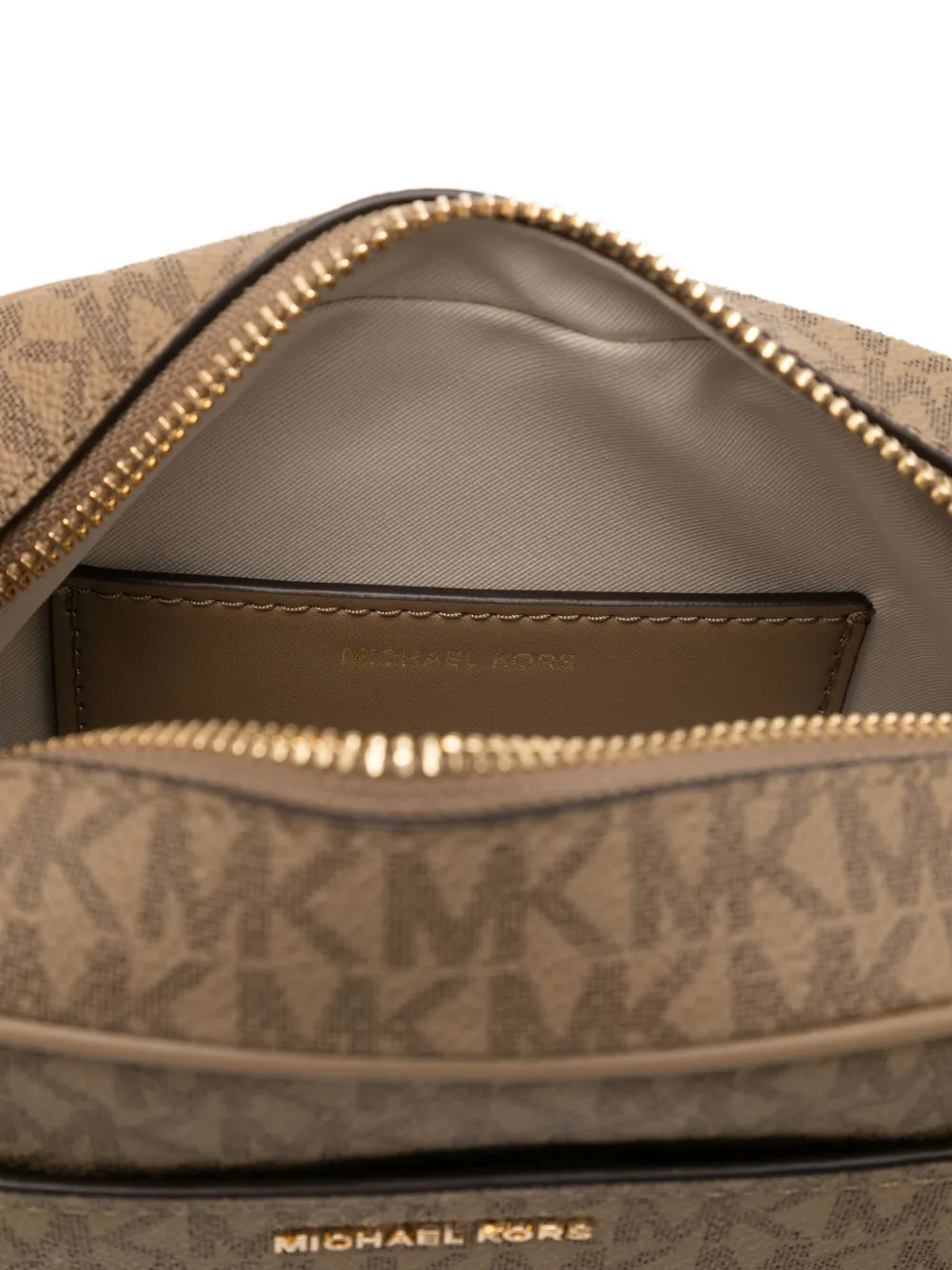 Michael Kors Small Jet Set Crossbody Bag In Brown