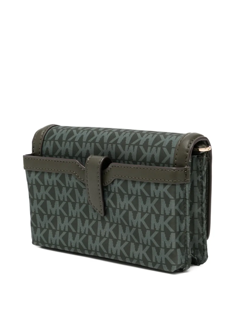 Michael Kors Small Jet Set Crossbody Bag In Green